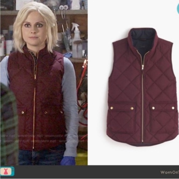 J CREW Excursion Quilted Down Vest Size Small - Picture 3 of 6